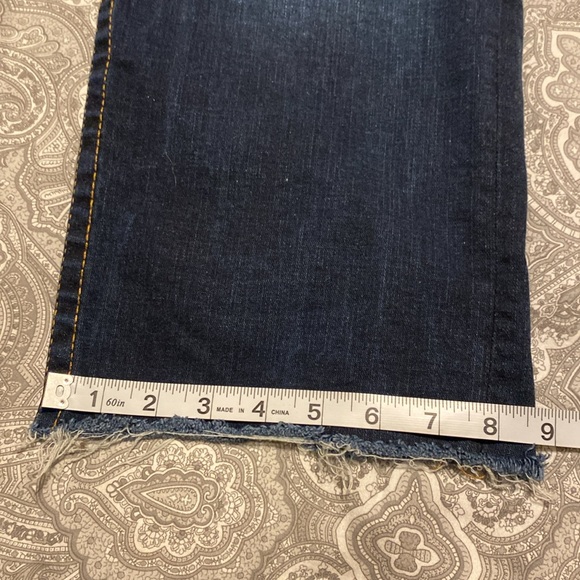 True Religion Jeans Ricky Relaxed Straight Size 38 Raw Hem Altered Length *READ* - Picture 11 of 11